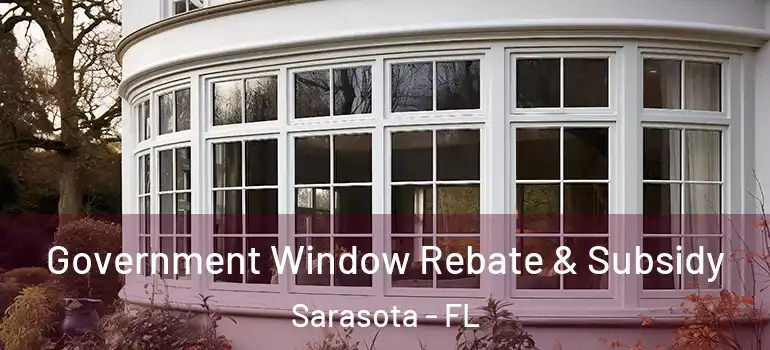 Government Window Rebate & Subsidy Sarasota - FL