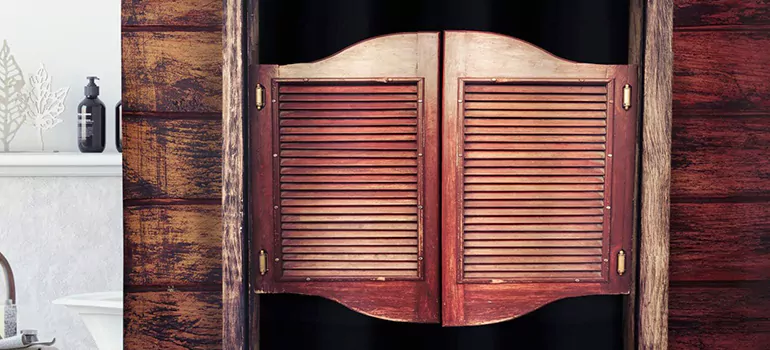 Installing Saloon Door Hinges in Sarasota, FL